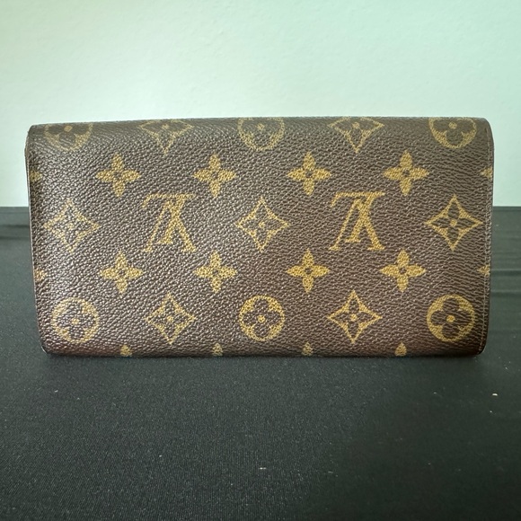 Louis Vuitton Portefeuille Sarah brown monogram long wallet clutch - Picture 5 of 13